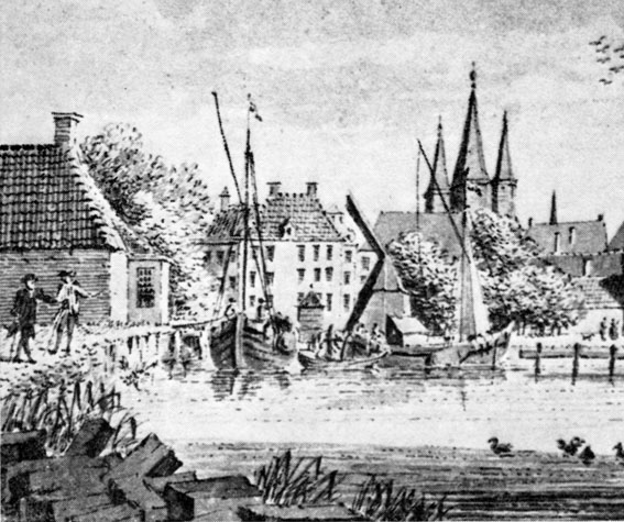 Jacobus Verstegen 1780 - Haven van Zwolle